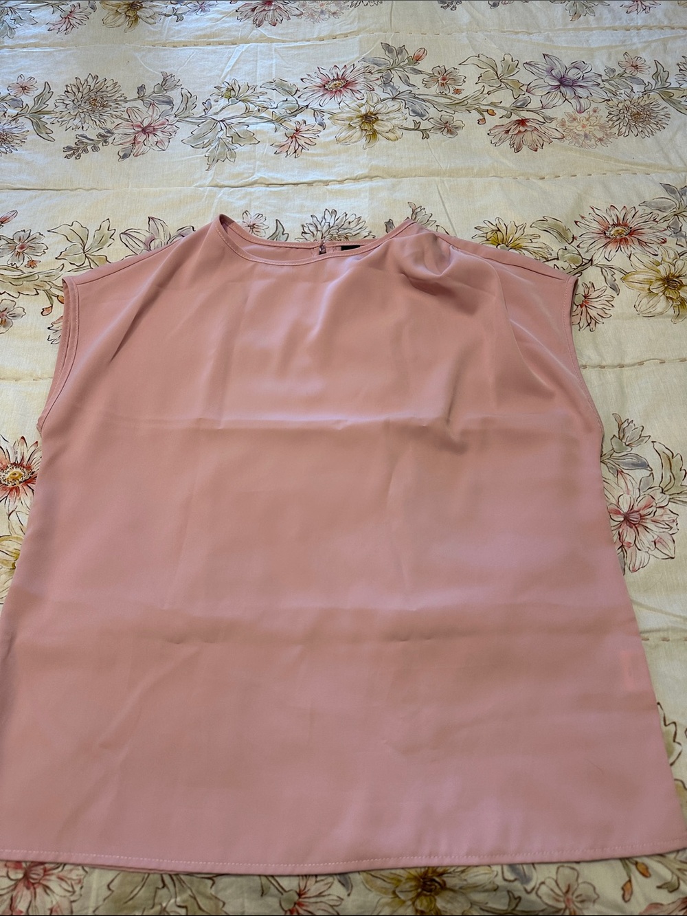 SHEIN Dusty Pink Sleeveless Blouse